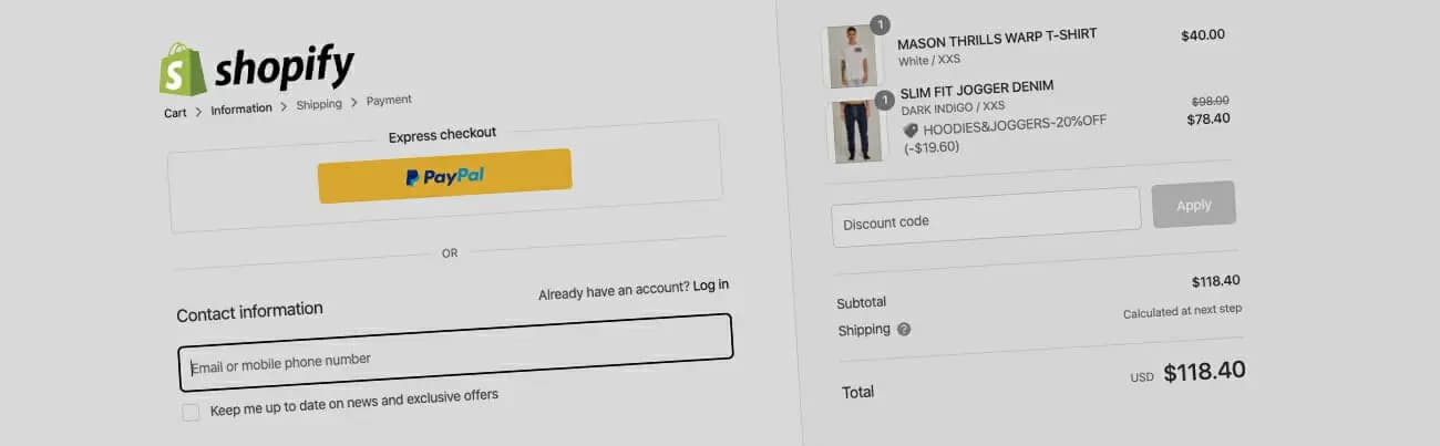 How the Shopify Checkout Page is Optimized for Conversion
