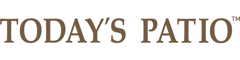 The name "Today's Patio" in all capital letters, set in a slab serif font