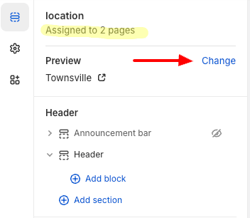Assigned to multiple pages