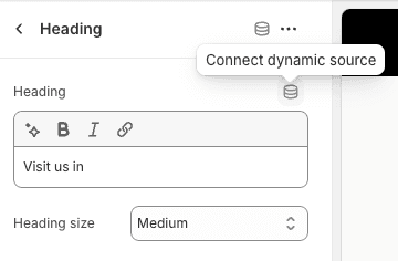 Connect to Dynamic Source