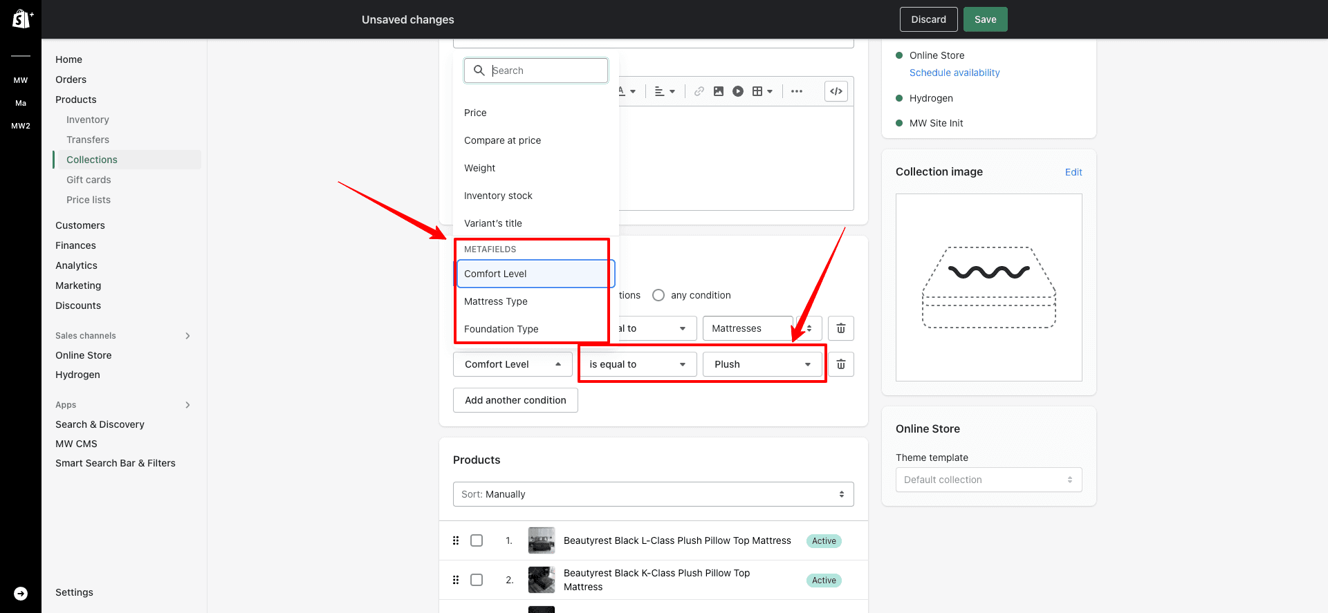 Use Shopify Metafield Value For Collection Condition 