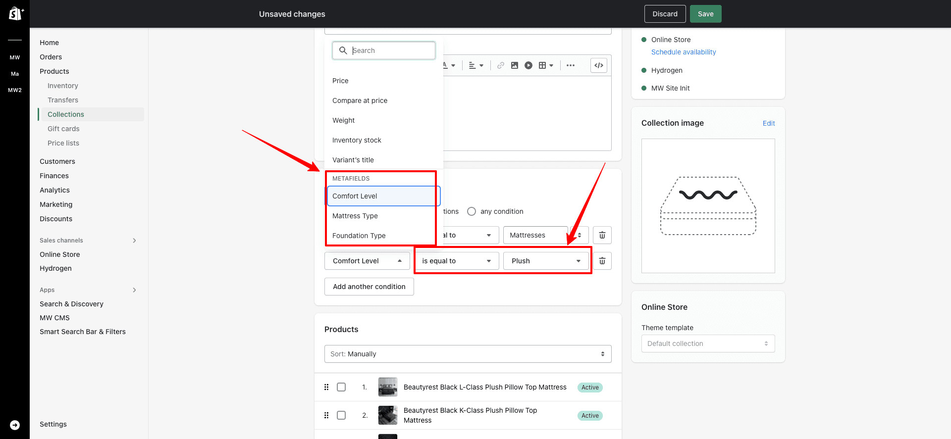 Use Shopify Metafield Value For Collection Condition