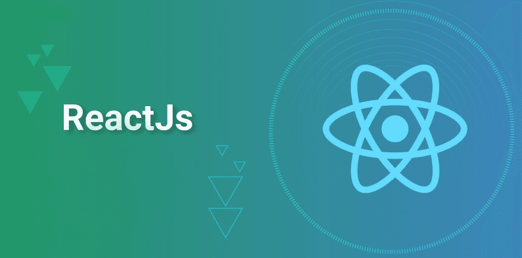 An image with the logo of ReactJs. ReactJs is one of the leading frameworks for modern web development.