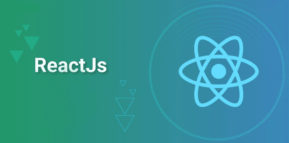 An image with the logo of ReactJs. ReactJs is one of the leading frameworks for modern web development.
